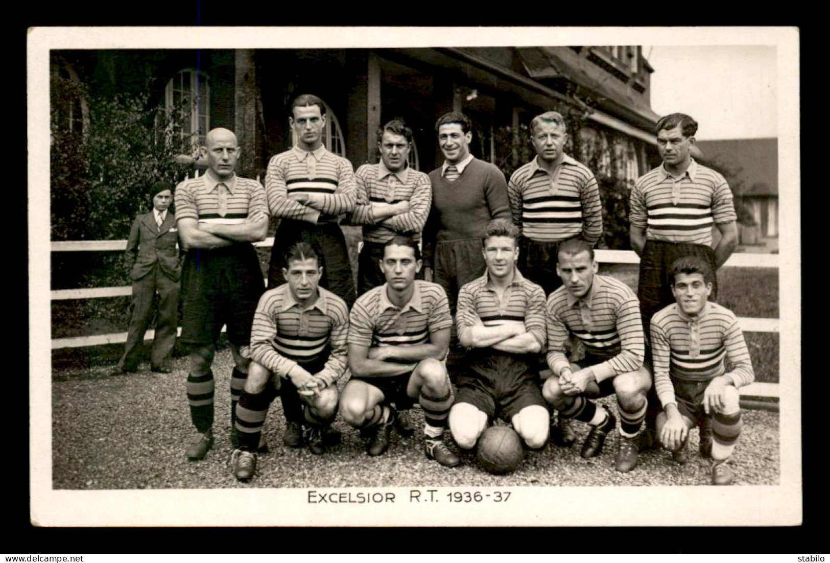 SPORTS - FOOTBALL - EQUIPE DE ROUBAIX (NORD) EXCELSION R.T. 1936-1937 - Fussball