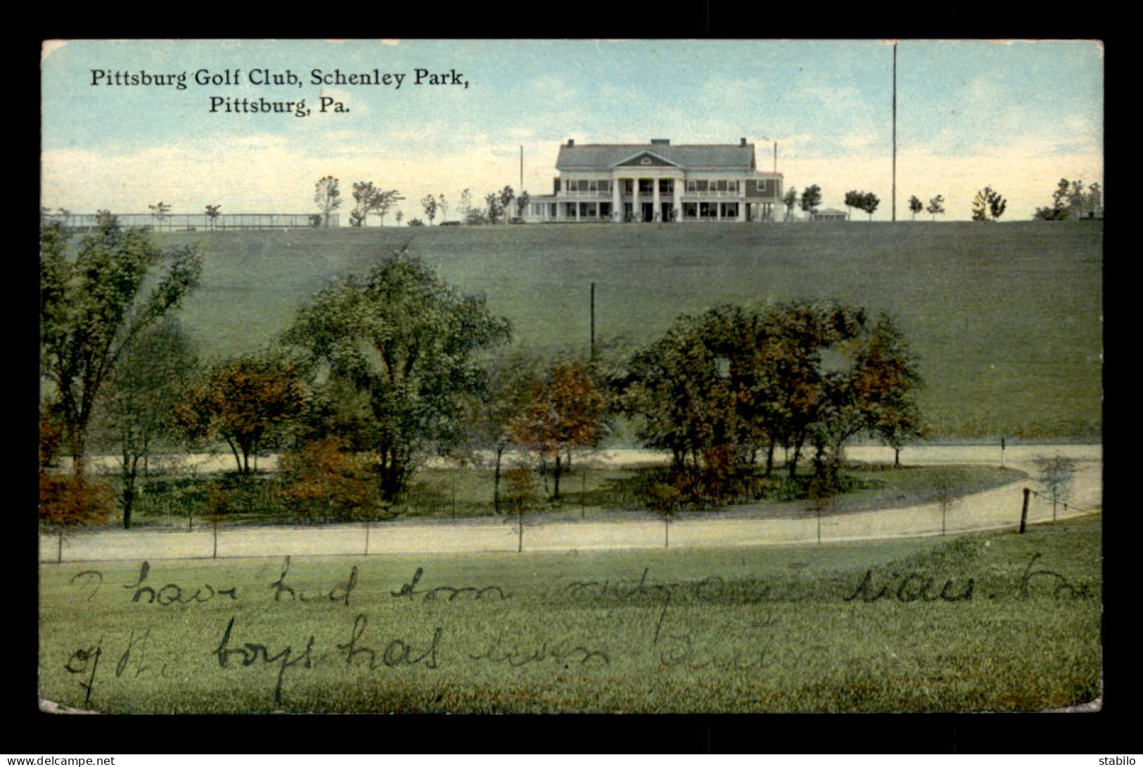 SPORTS - GOLF - PITTSBURG GOLF-CLUB - SCHLENKEY PARK - Golf