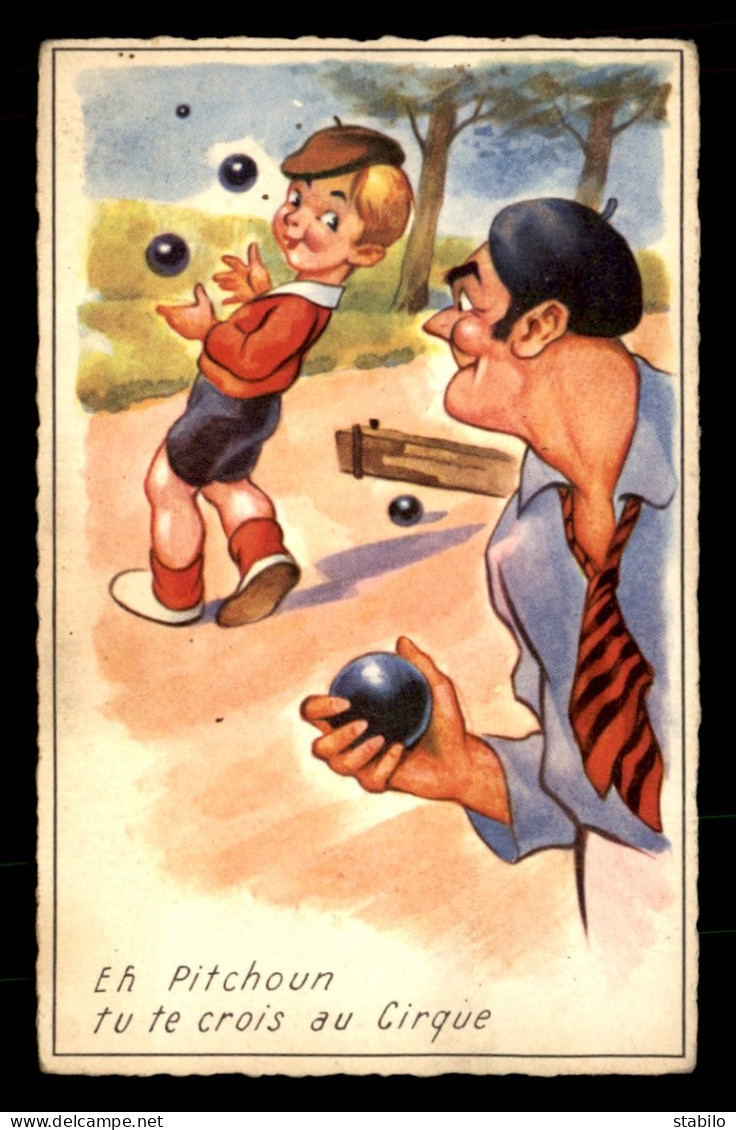 SPORTS - JEUX DE BOULE - ILLUSTRATEUR - ENFANT - Regionale Spelen