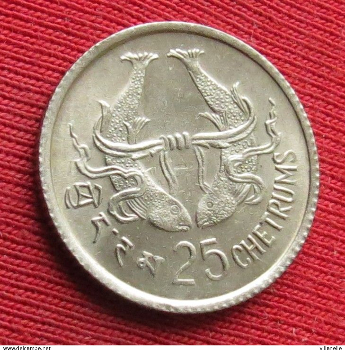 Bhutan 25 Chhertum 1975 W ºº - Bhutan