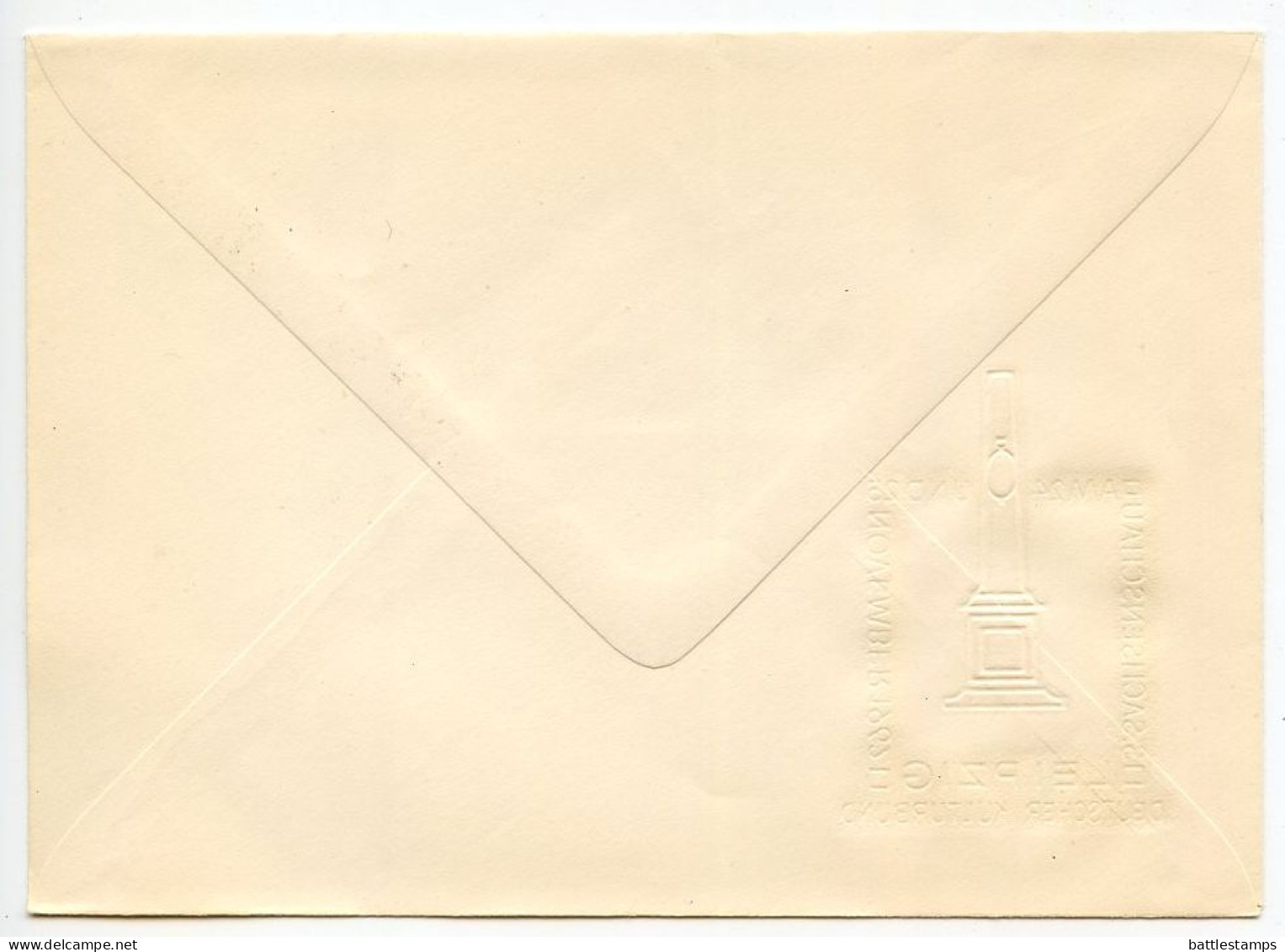 Germany, East 1962 10pf. Wartburg Postal Envelope; Leipzig 3. Sachsenschau Postmark & Cachet - Enveloppes - Oblitérées