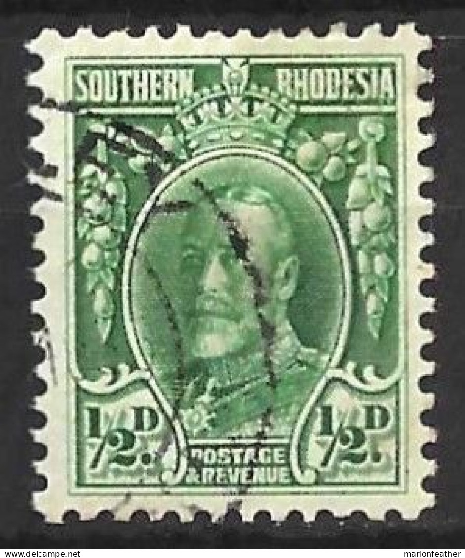 SOUTHERN RHODESIA...KING GEOGE V..(1910-36.)..." 1931."......HALFd.......SG15a.......P11.5.....CDS.....VFU..... - Rhodésie Du Sud (...-1964)