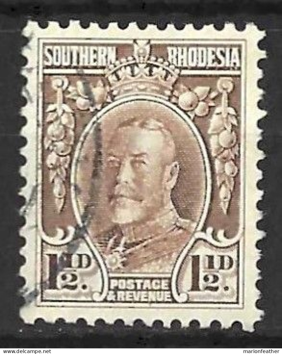 SOUTHERN RHODESIA...KING GEOGE V..(1910-36.)..." 1931."......1 & HALFd.......SG16d.....CDS.....VFU..... - Zuid-Rhodesië (...-1964)