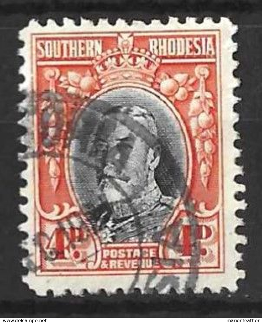 SOUTHERN RHODESIA...KING GEOGE V..(1910-36.)..." 1931.".....4d.......P11.5.......CDS.....VFU..... - Zuid-Rhodesië (...-1964)