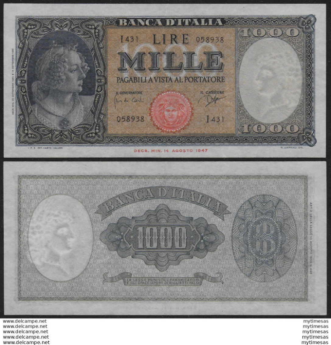 1961 Italia Lire 1.000 SUP+ Rif. BI 54E Gigante - Altri & Non Classificati