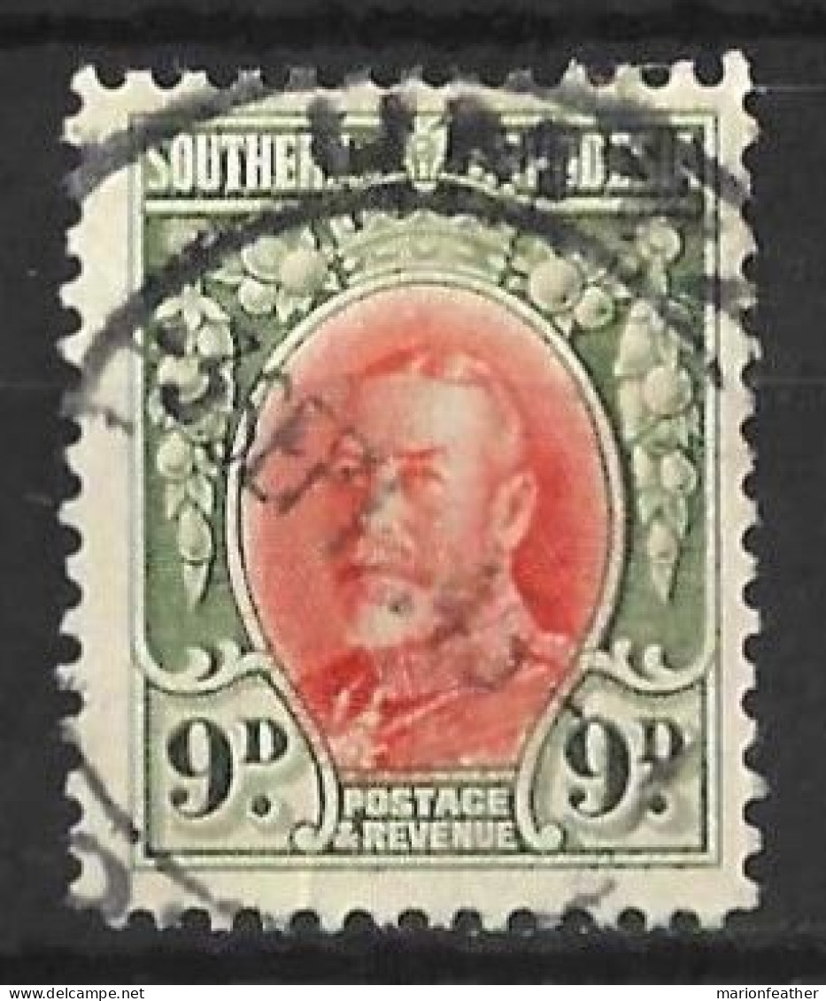 SOUTHERN RHODESIA...KING GEORGE V..(1910-36..)...." 1931..".....9d.....SG21b.......P12......CDS, VFU..... - Rhodésie Du Sud (...-1964)