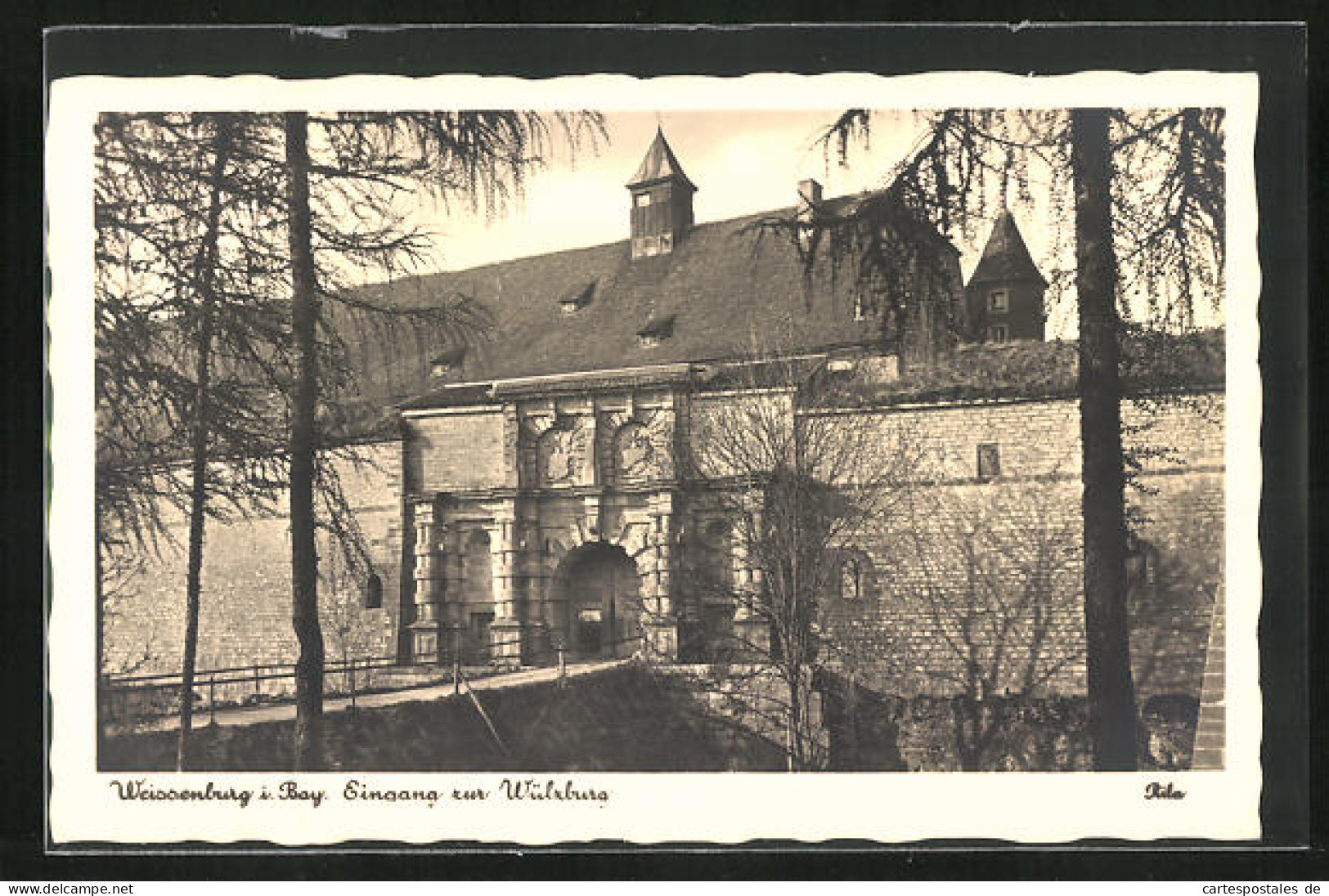 AK Weissenburg / Bayern, Eingang Zur Wülzburg  - Weissenburg