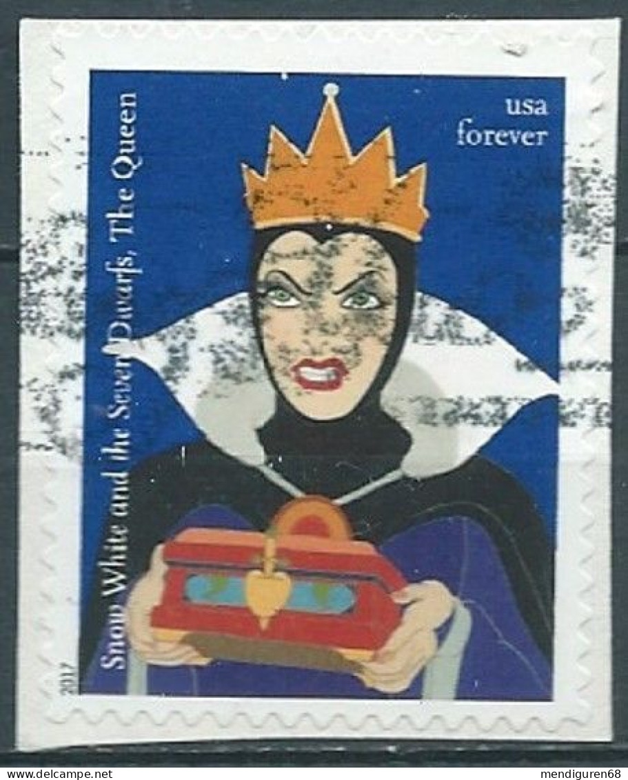 VERINIGTE STAATEN ETAS UNIS USA 2017 FROM M/S DISNEY VILLAINS: THE QUEEN F USED PPAPER MI 5417 YT 5040 SC 5213 - Used Stamps