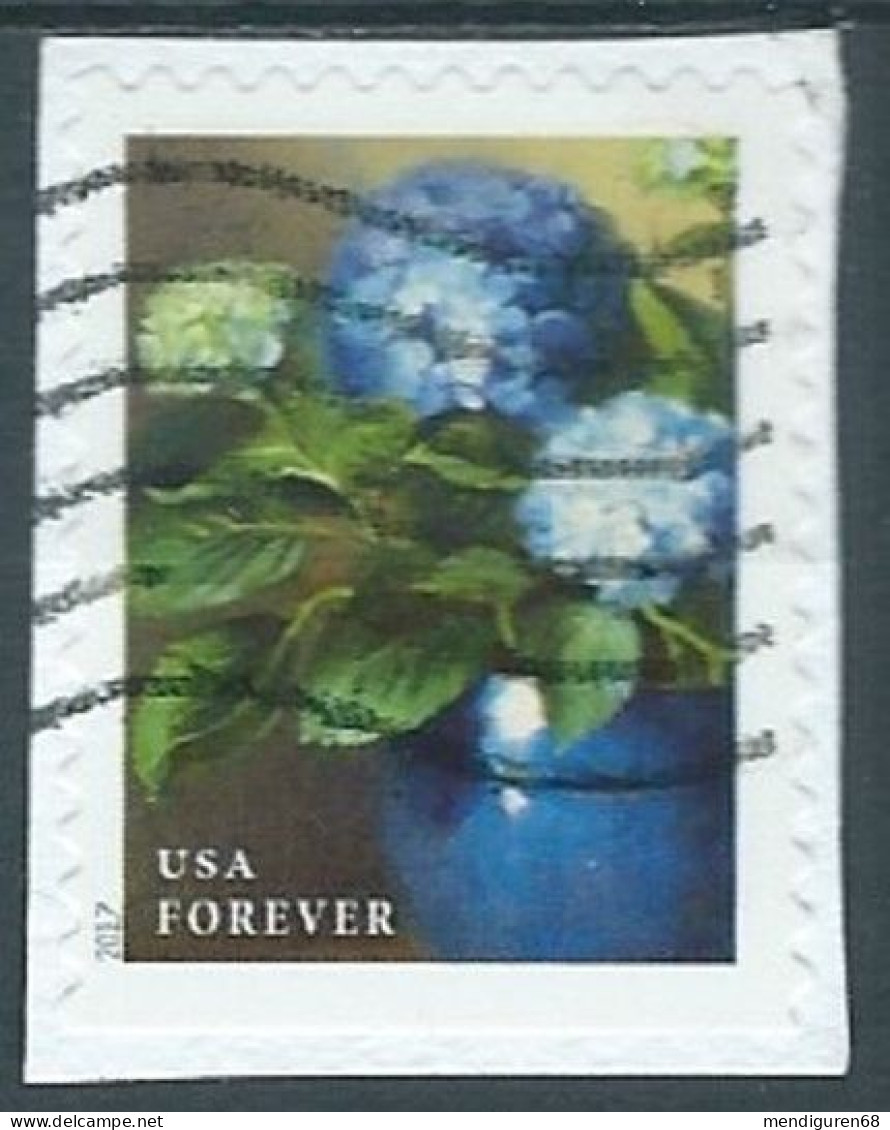 VEREINIGTE STAATEN ETATS UNIS USA 2017 FLOWERS FROM THE GARDEN: BLUE HYDRANGEAS USED MI 5444 YT 5063A SC 5240 - Gebraucht