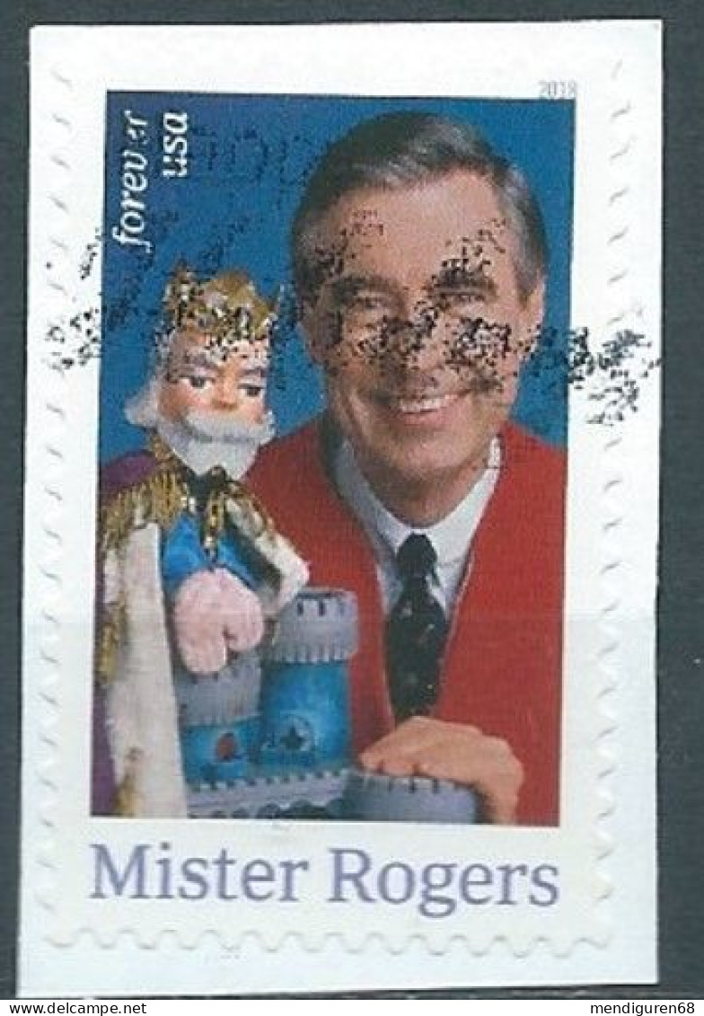 VERINIGTE STAATEN ETATS UNIS USA 2018 MISTER ROGERS F USED ON PAPER SC 5275 MI 5476 YT 5095 - Gebraucht