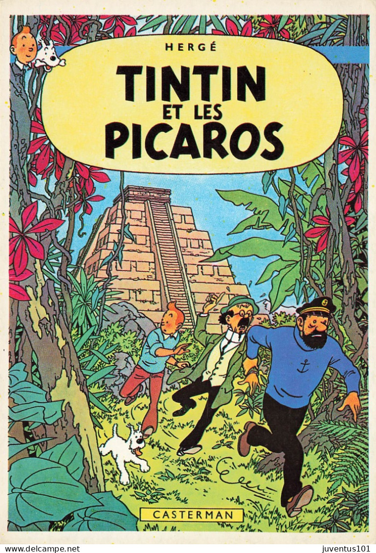 CPSM Dessin De Hergé-Les Aventures De Tintin-Tintin Et Les Picaros    L2782 - Bandes Dessinées