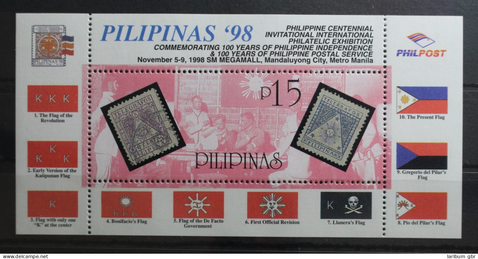 Philippinen Block 130 Mit 2971 Postfrisch #TD925 - Philippinen