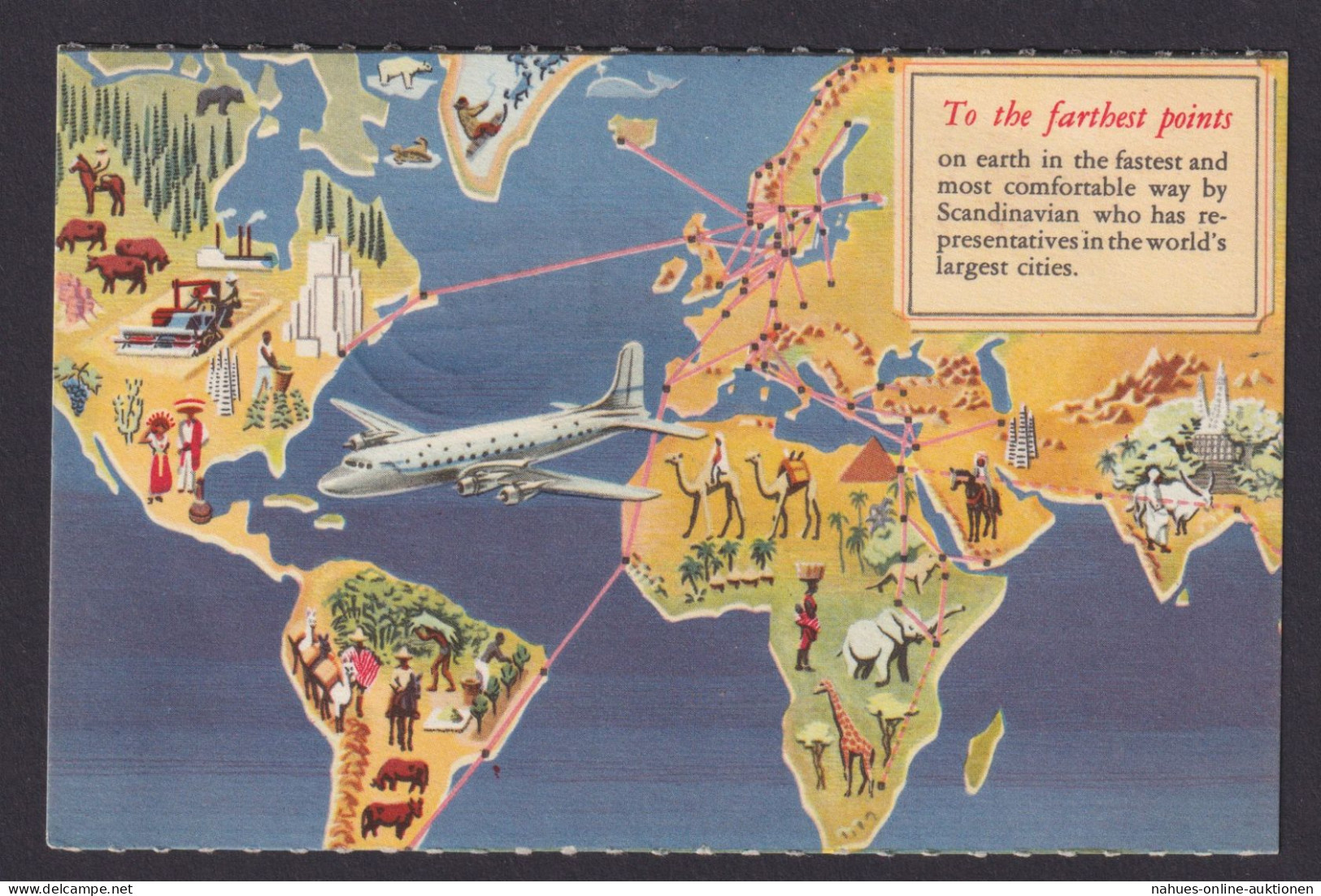 Flugpost Brief Air Mail SAS Höchst Attraktiv Flugkarte Tokio Japan Zuleitung DDR - Briefe U. Dokumente