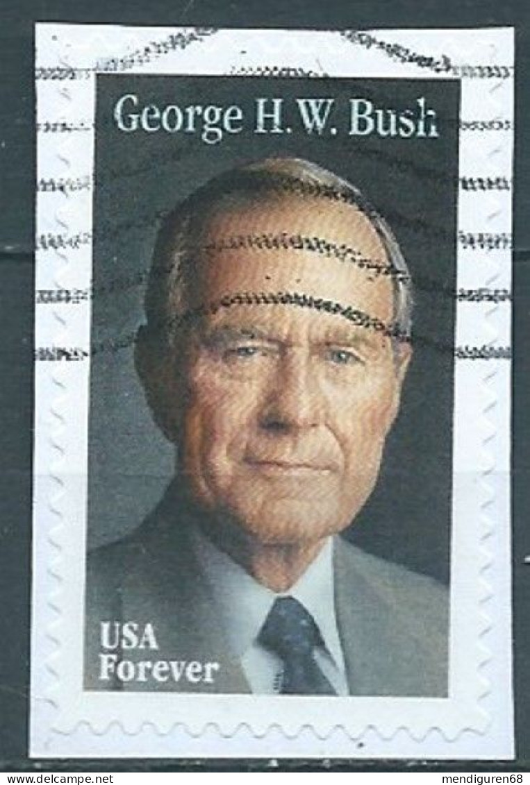 VEREINIGTE STAATEN ETATS UNIS USA 2019 GEORGE H.W. BUSH F USED ON PAPER SN 5393 MI 5615 YT 5235 SN 6007 - Gebraucht