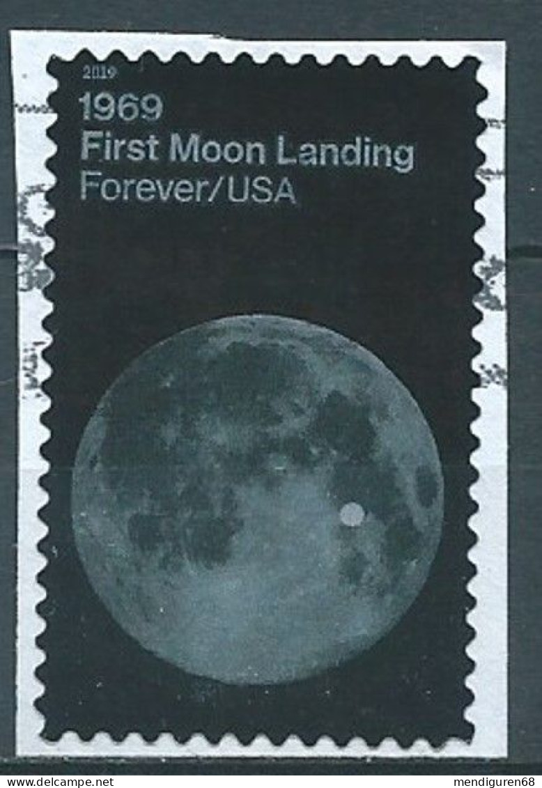 VEREINIGTE STAATEN ETATS UNIS USA 2019 50TH ANNIV OF MOON LANDING: MOON F USED ON PAPER SN 5400 MI 5637 YT 5257 SN 6014 - Gebraucht