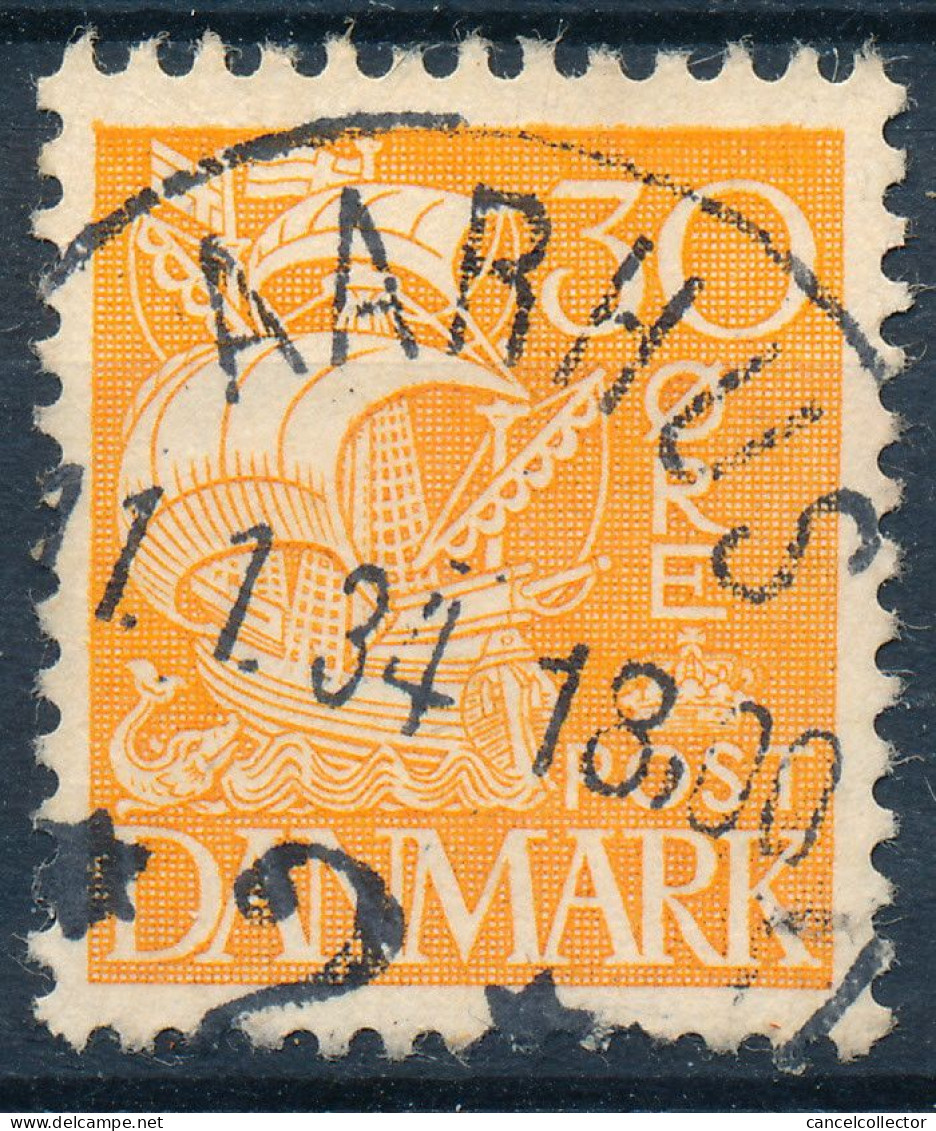 Denmark Danemark Danmark 1933: 30ø Orange Karavel Type, VF Used, AFA 206 (DCDK00646) - Oblitérés