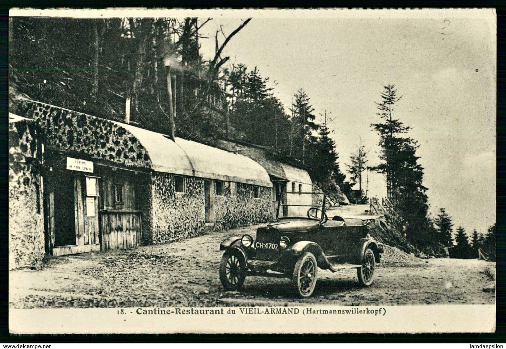 A69  FRANCE CPA CANTINE RESTAURANT DU VIEIL  ARMAND - Collezioni E Lotti