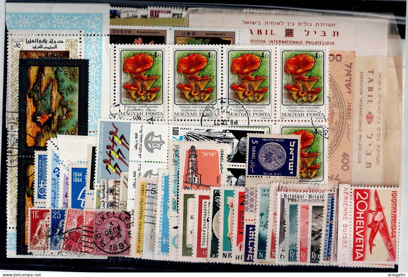 LOT OF 194 STAMPS MINT+USED+ 16 BLOCKS MI-70 EURO VF!! - Collections (sans Albums)