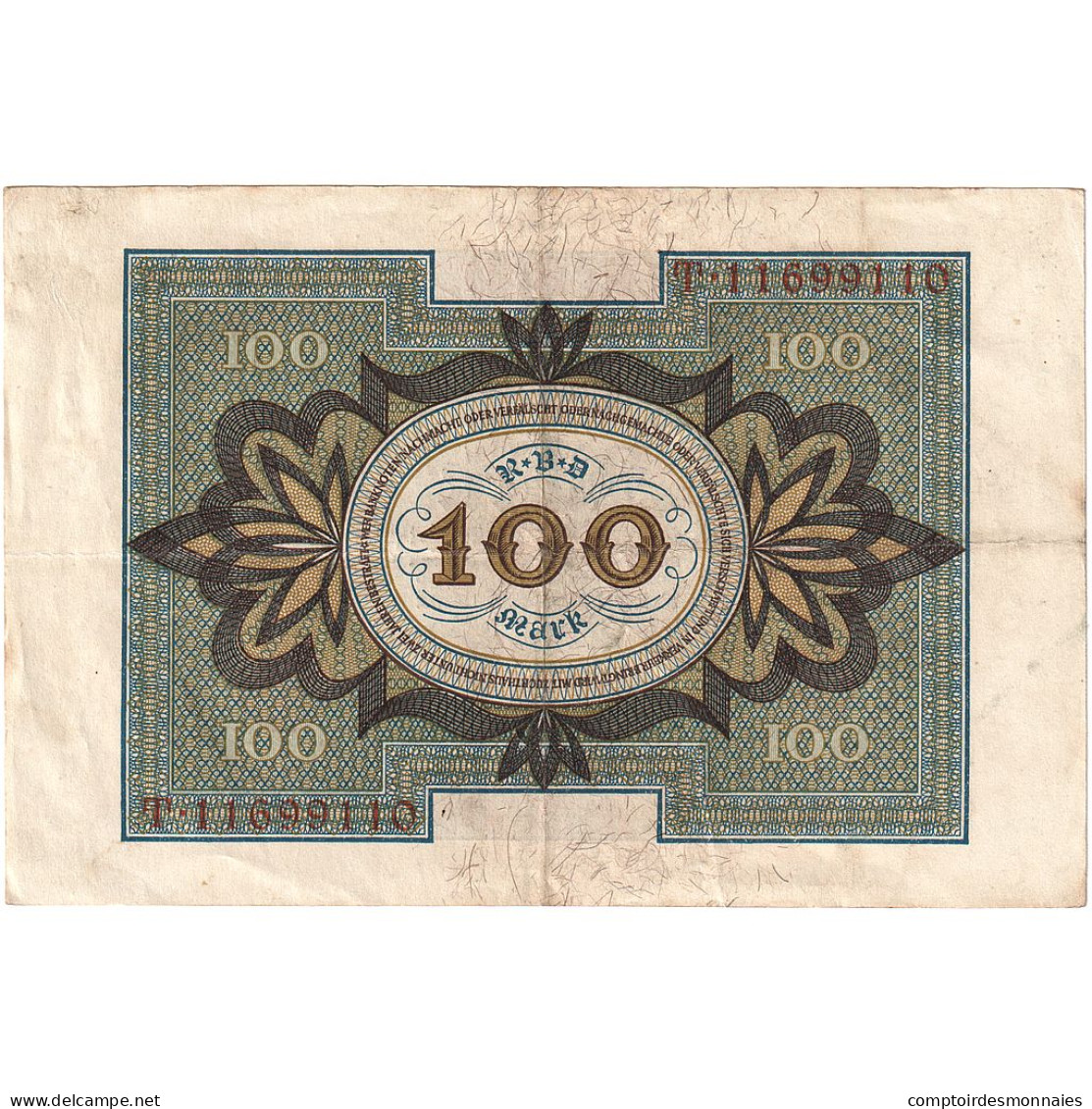 Allemagne, 100 Mark, 1920, 1920-11-01, KM:69b, TTB+ - 100 Mark