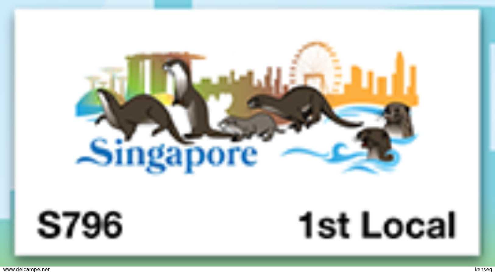 Singapore 2024 - ATM Label - Otters - MNH - Singapore (1959-...)