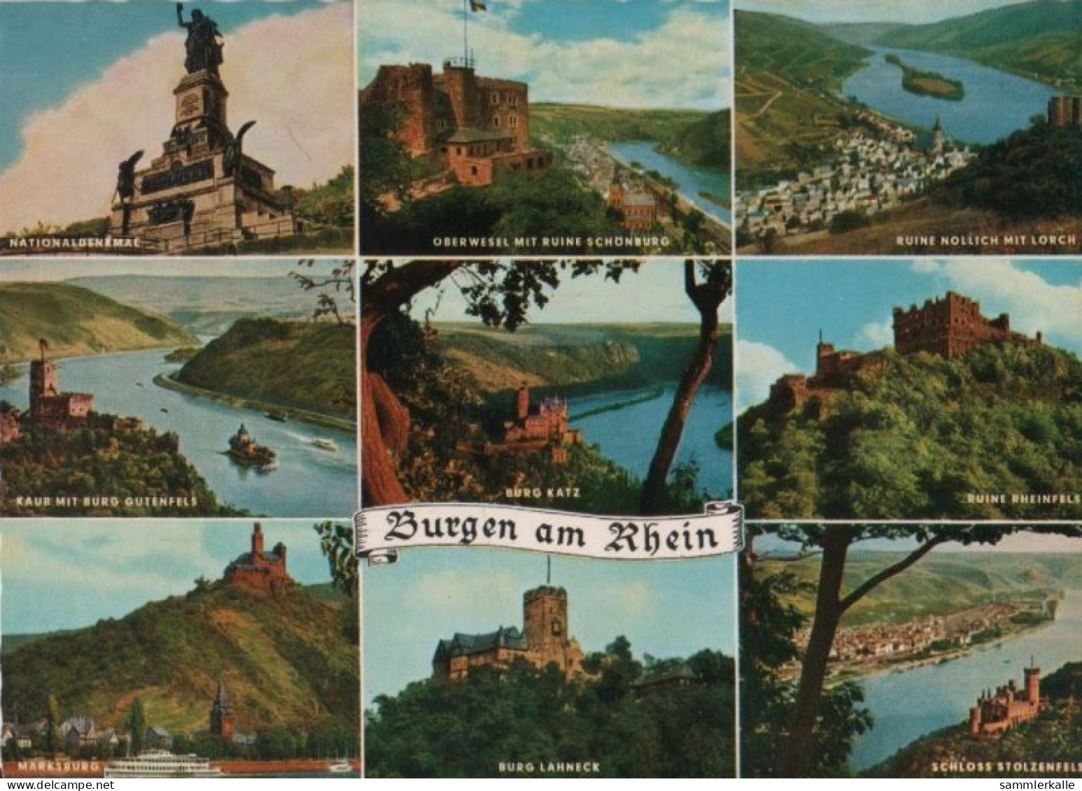 44941 - Rhein - Burgen, U.a. Ruine Rheinfels - Ca. 1975 - St. Goar