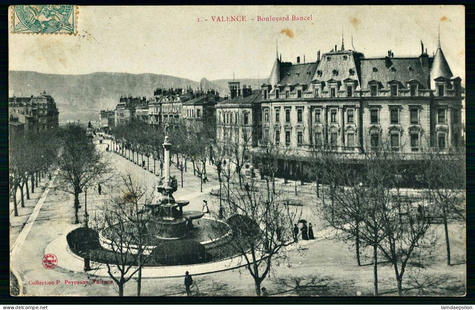 A69  FRANCE CPA VALENCE - BOULEVARD BANCEL - Collections & Lots