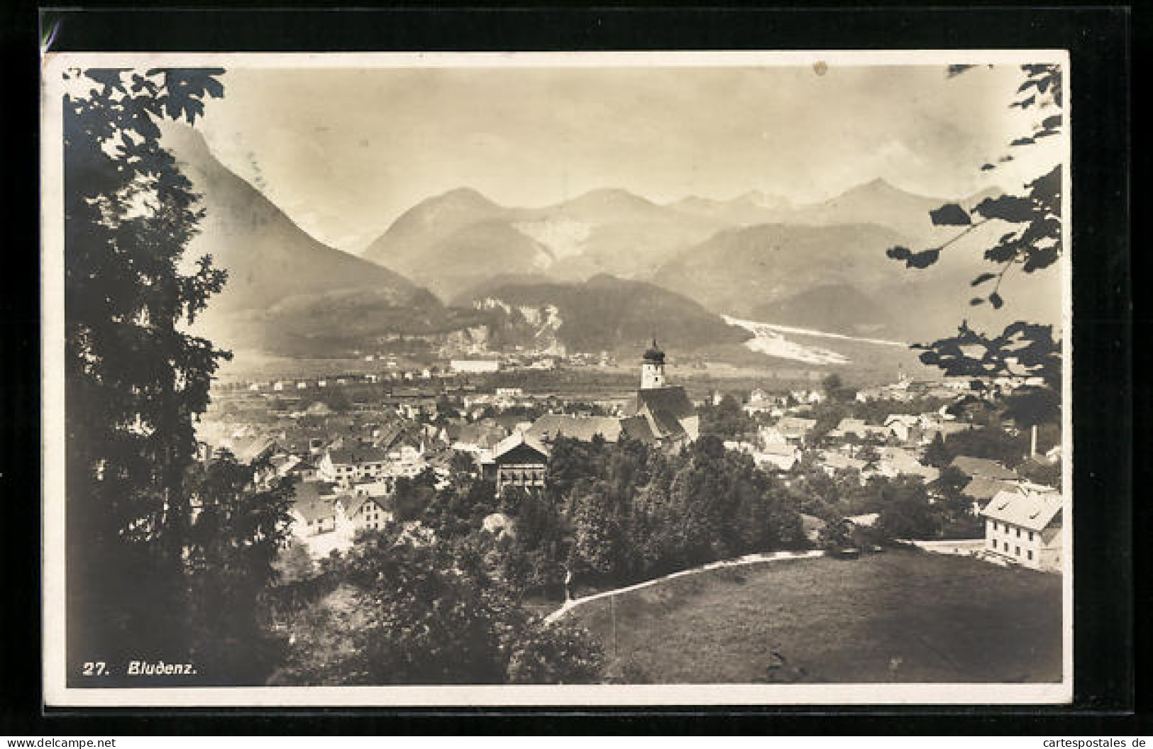 AK Bludenz, Panorama Vom Berg Aus Gesehen  - Autres & Non Classés
