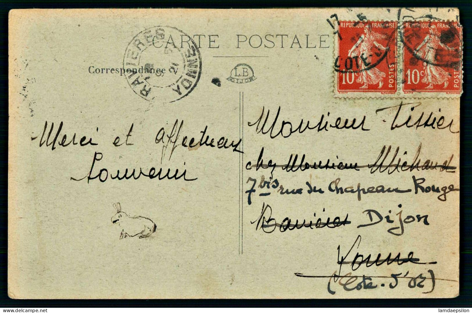 A69  FRANCE CPA DIJON - PORTE GUILLAUME - Collections & Lots