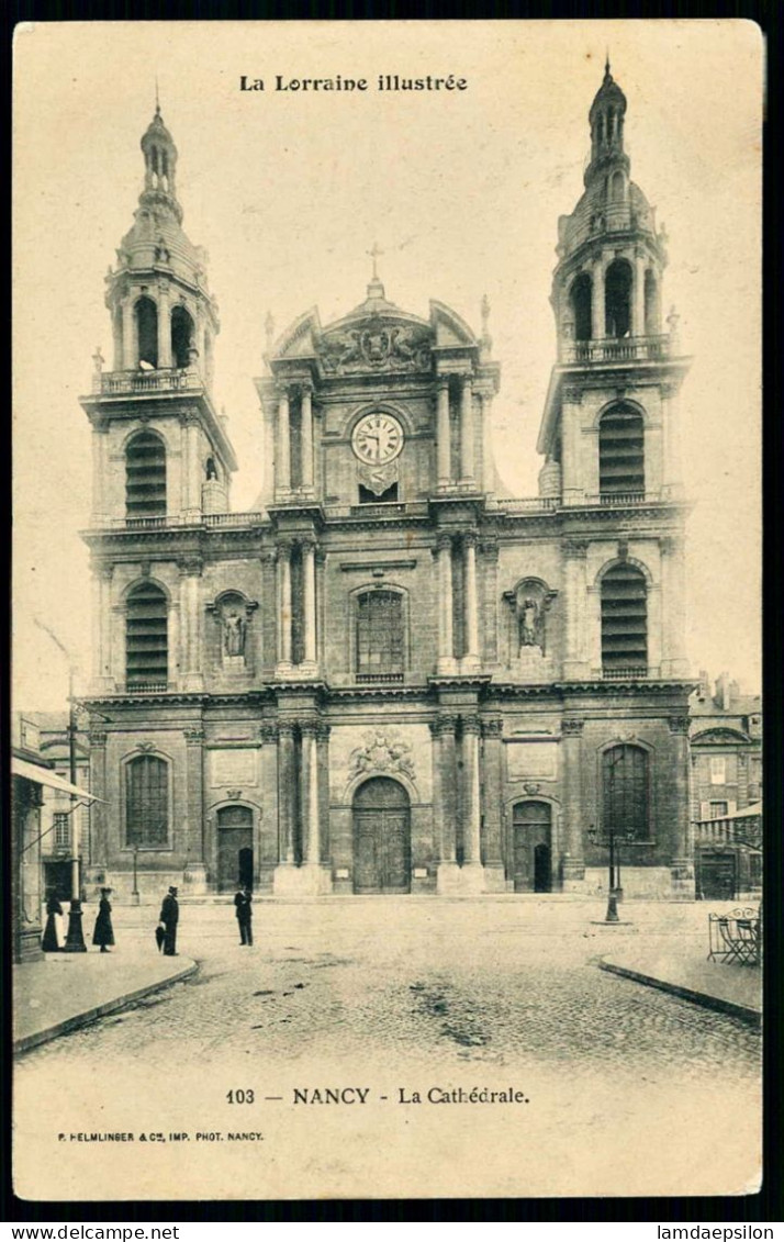 A69  FRANCE CPA NANCY - LA CATHEDRALE - Verzamelingen & Kavels