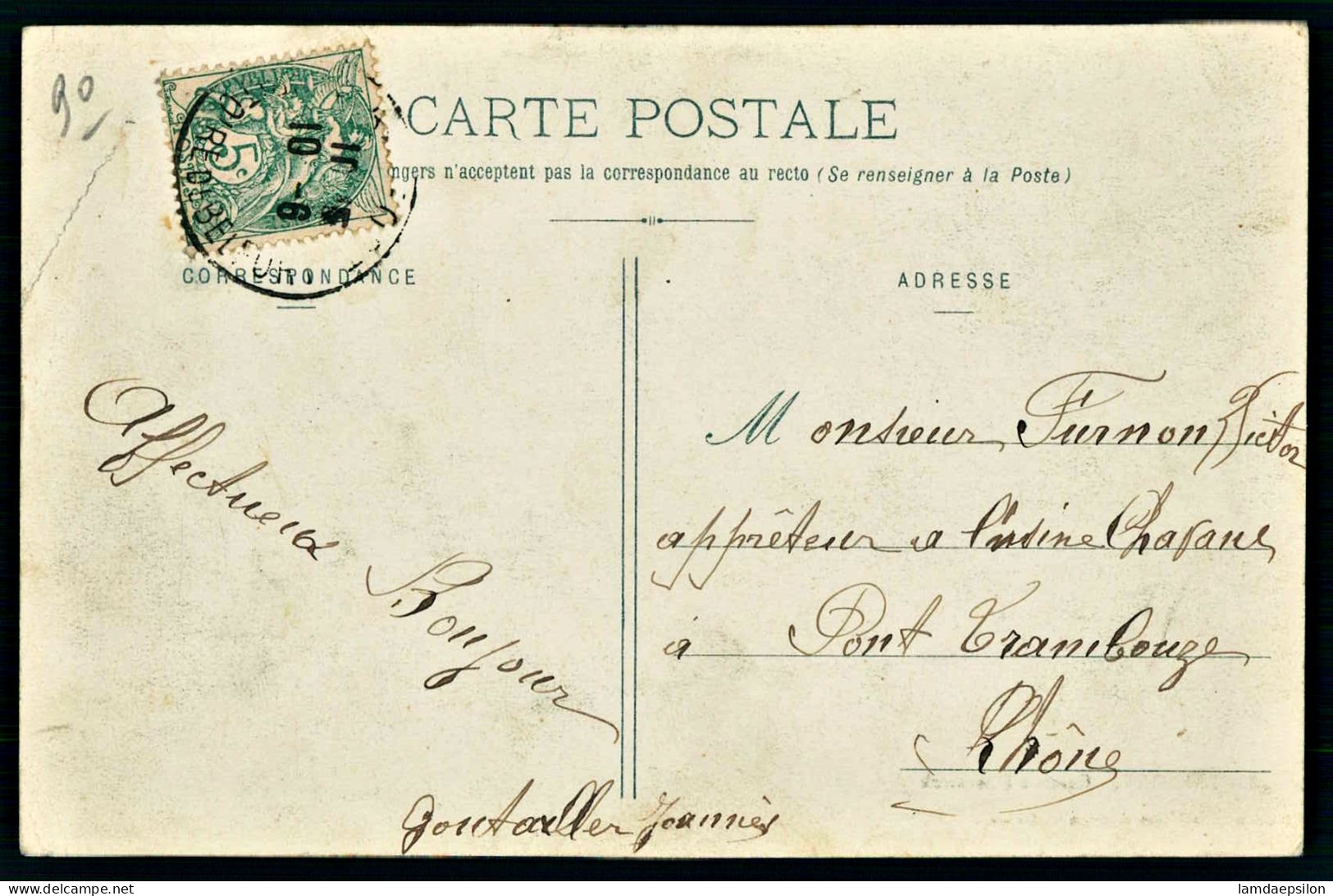A69  FRANCE CPA BELFORT - CASERNE FRIEDERICH - Collections & Lots