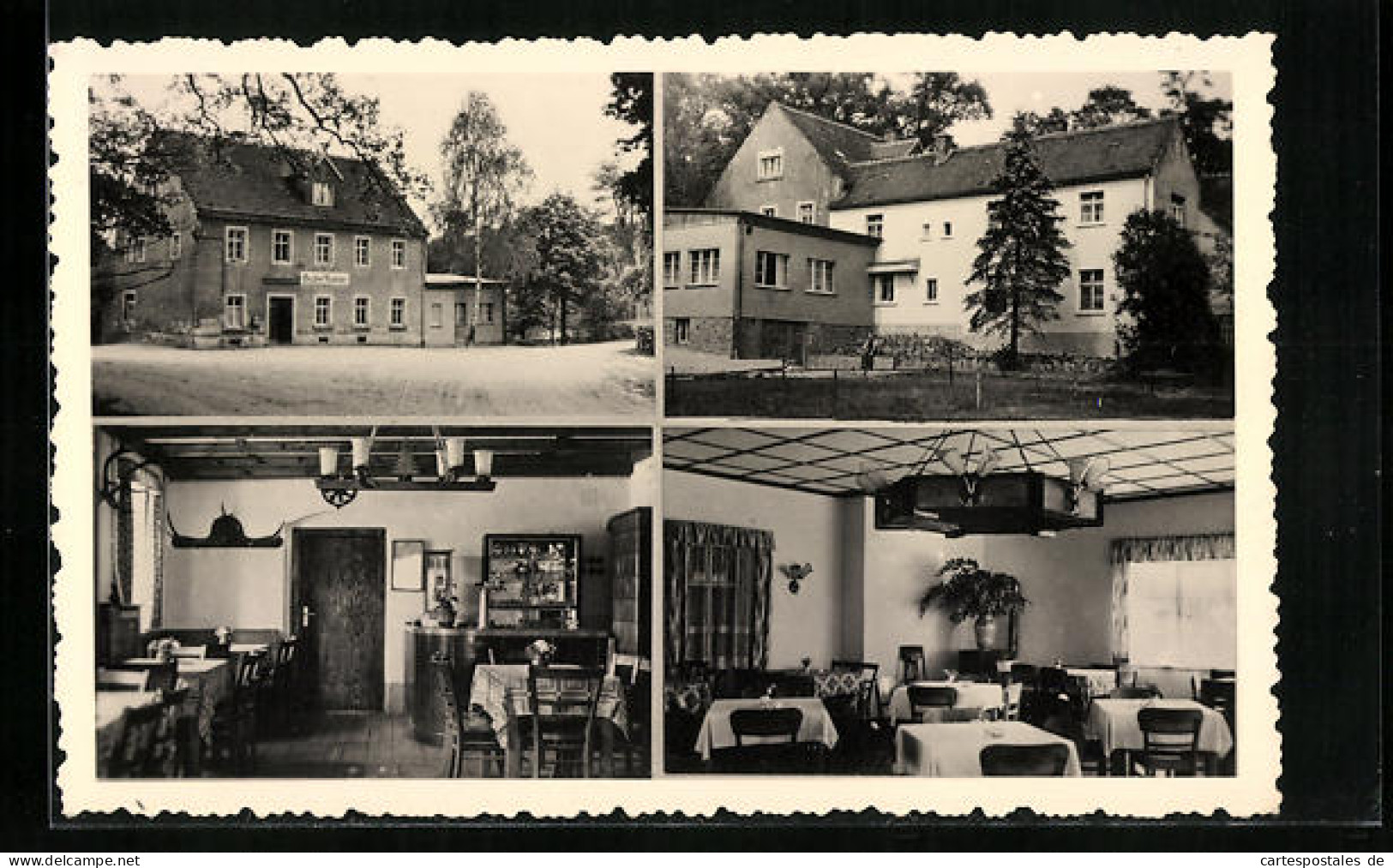AK Reudnitz /Dahlener Heide, Gaststätte Reudnitz, Innenansichten  - Dahlen
