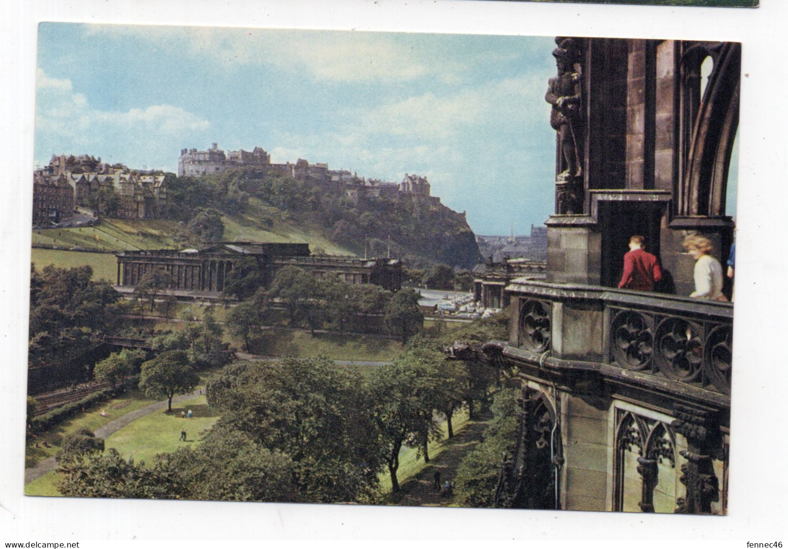 ECOSSE / SCOTLAND - EDINBURGH Castle From Scott Monument  - Animée (J8) - Midlothian/ Edinburgh