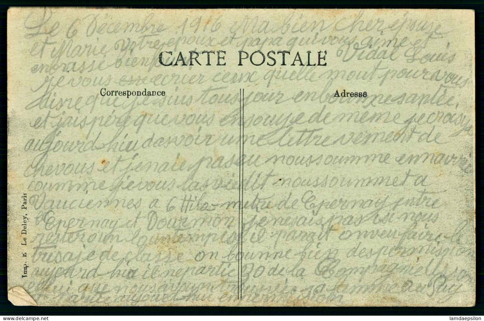 A69  FRANCE CPA VERZY - VUE GENERALE - Collections & Lots