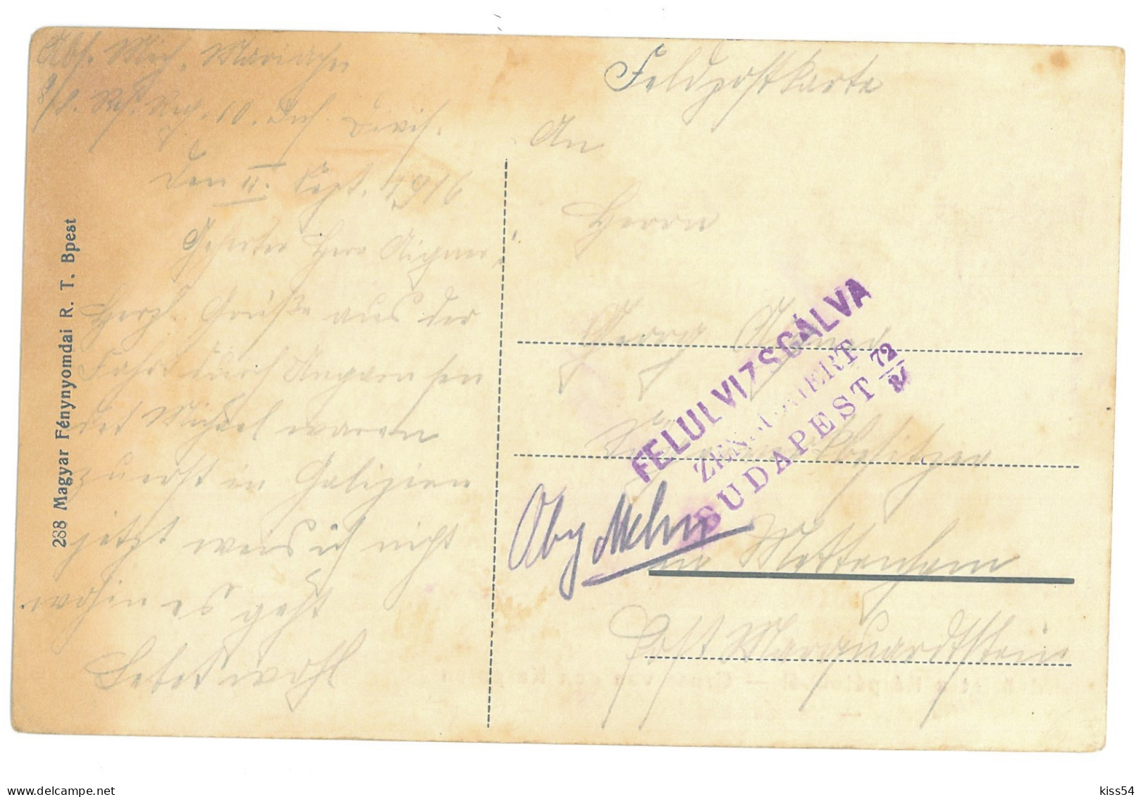 UK 20 - 18945 ETHNICS, Galicia, Ukraine - Old Postcard, CENSOR - Used - 1916 - Ukraine