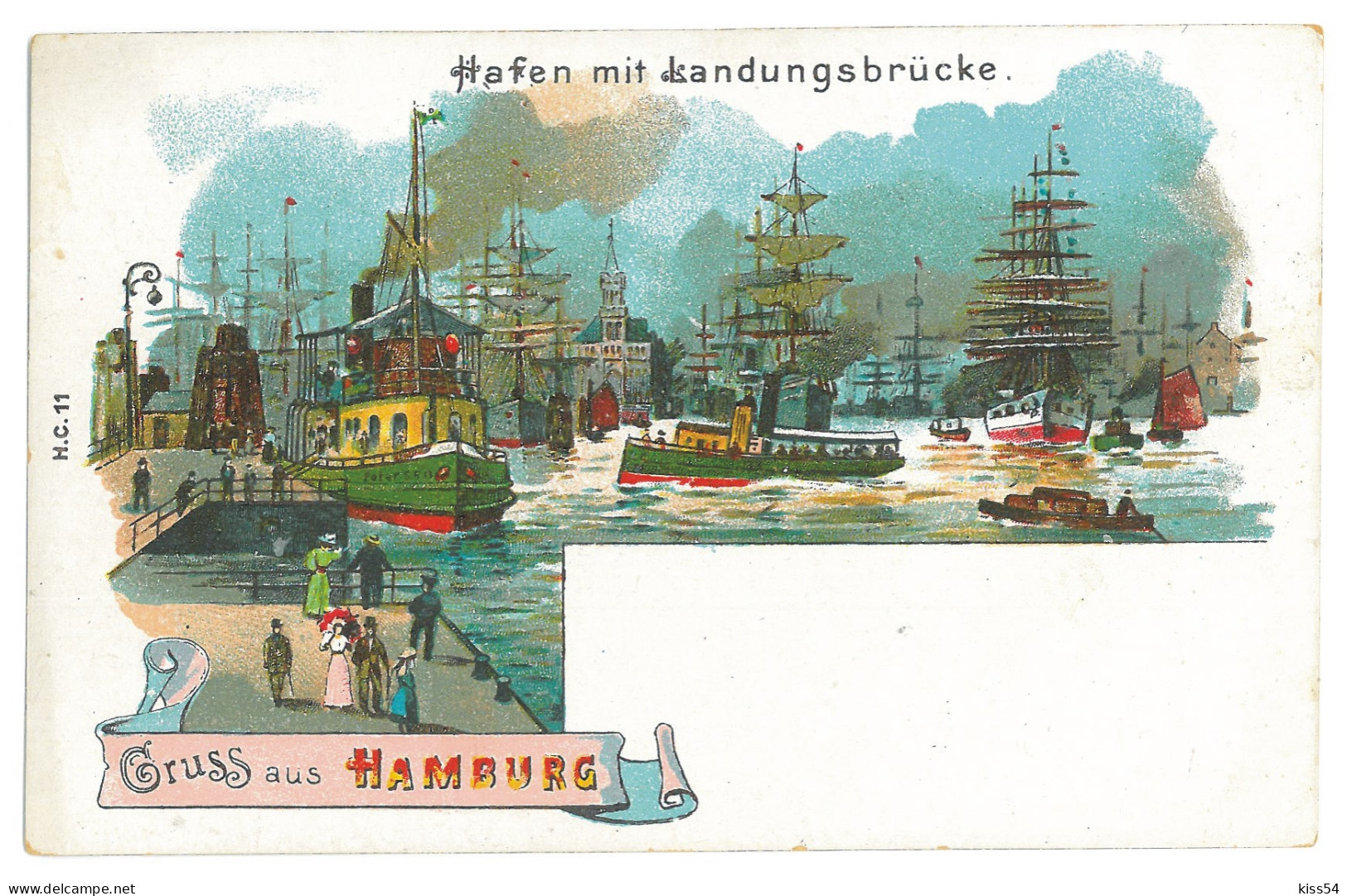 GER 31 - 16918 HAMBURG, Litho, Germany - Old Postcard - Unused - Harburg