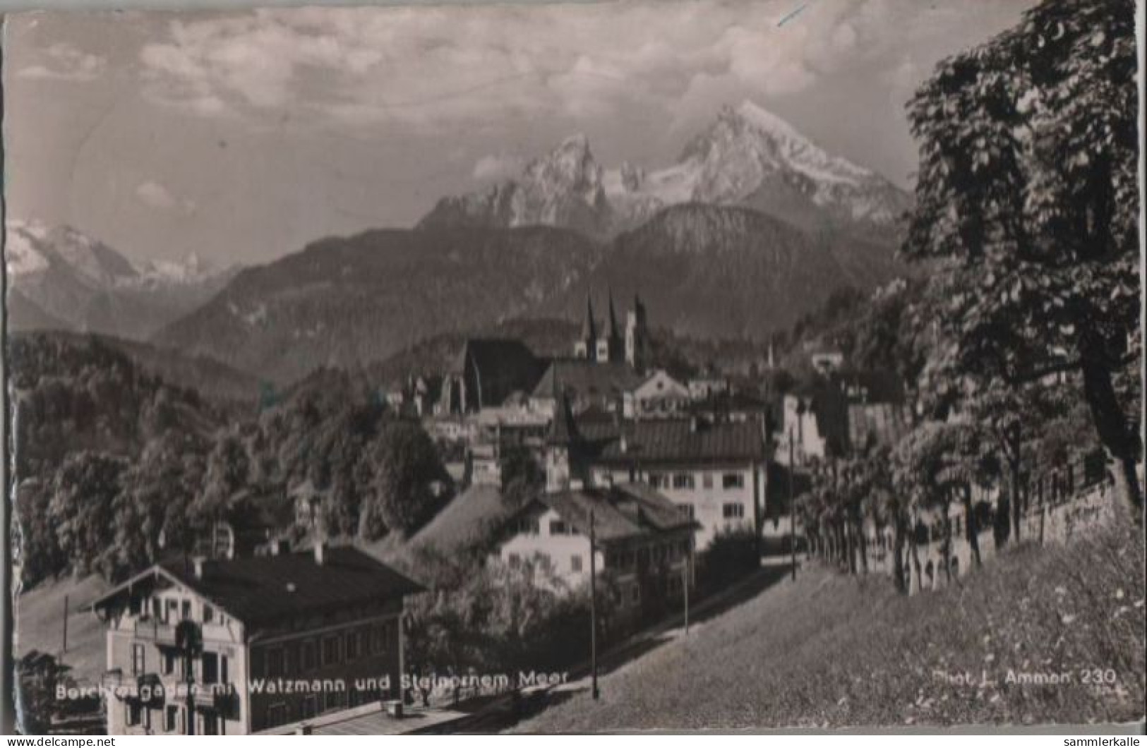 54696 - Berchtesgaden - Mit Watzmann - 1958 - Berchtesgaden