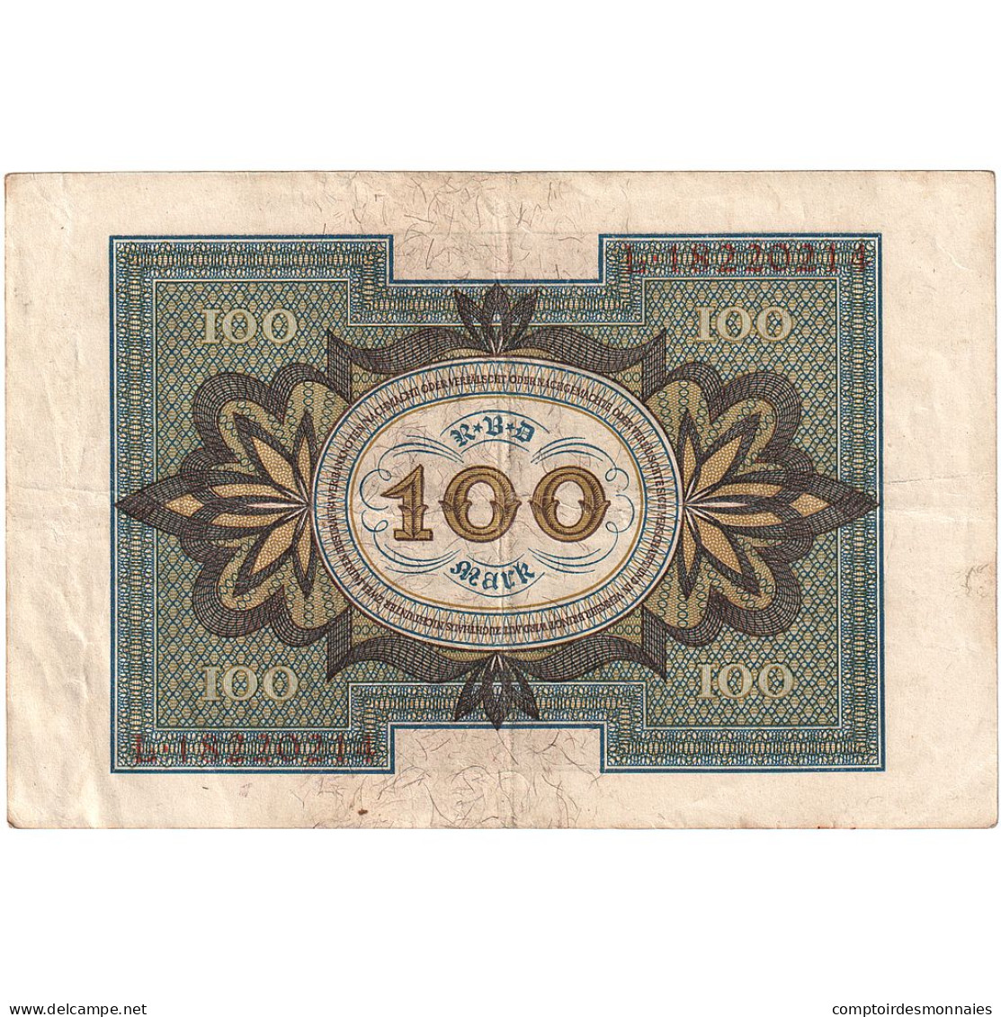 Allemagne, 100 Mark, 1920, 1920-11-01, KM:69b, SUP - 100 Mark