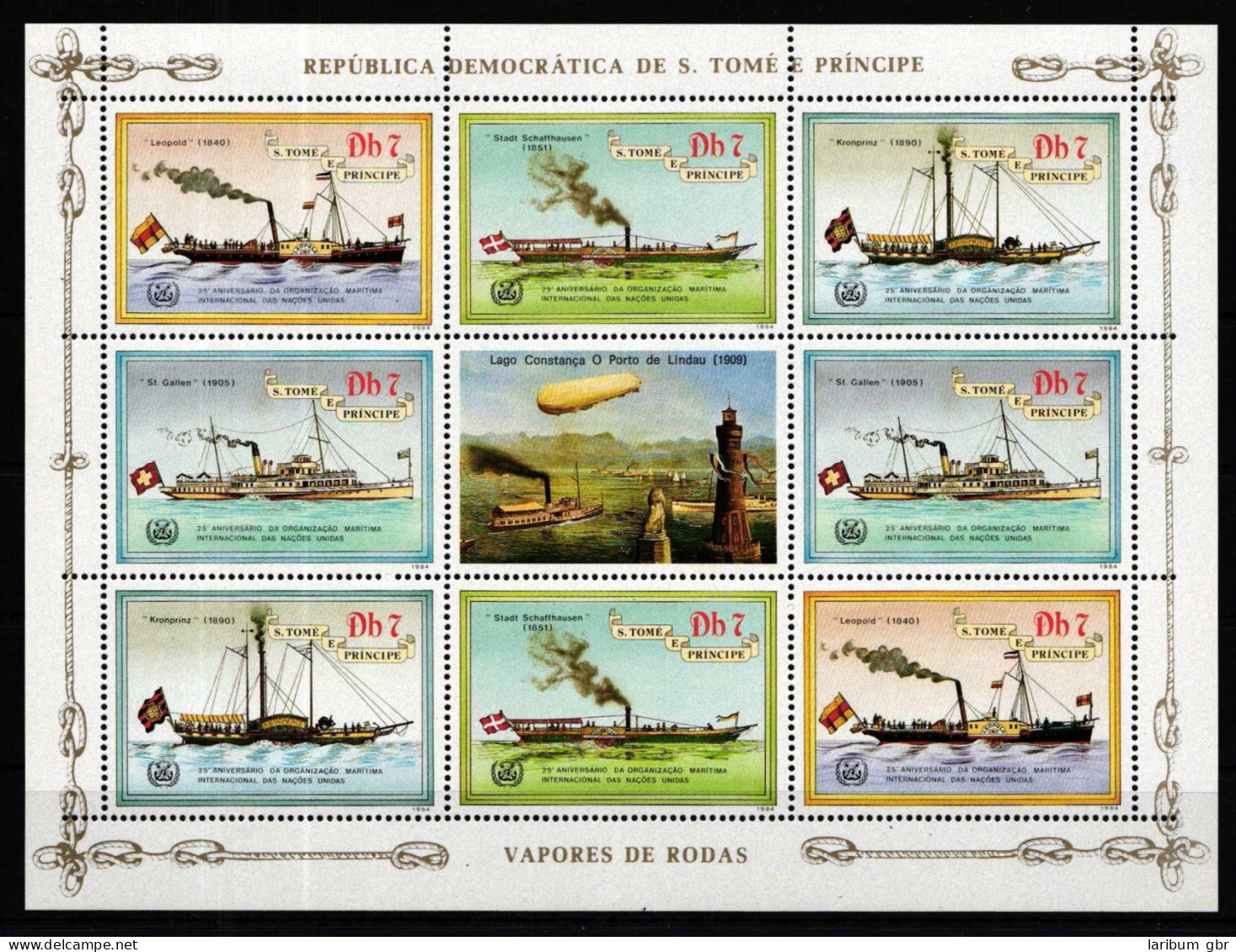 São Tomé Und Príncipe 912-915 Postfrisch Kleinbogen #HV798 - São Tomé Und Príncipe