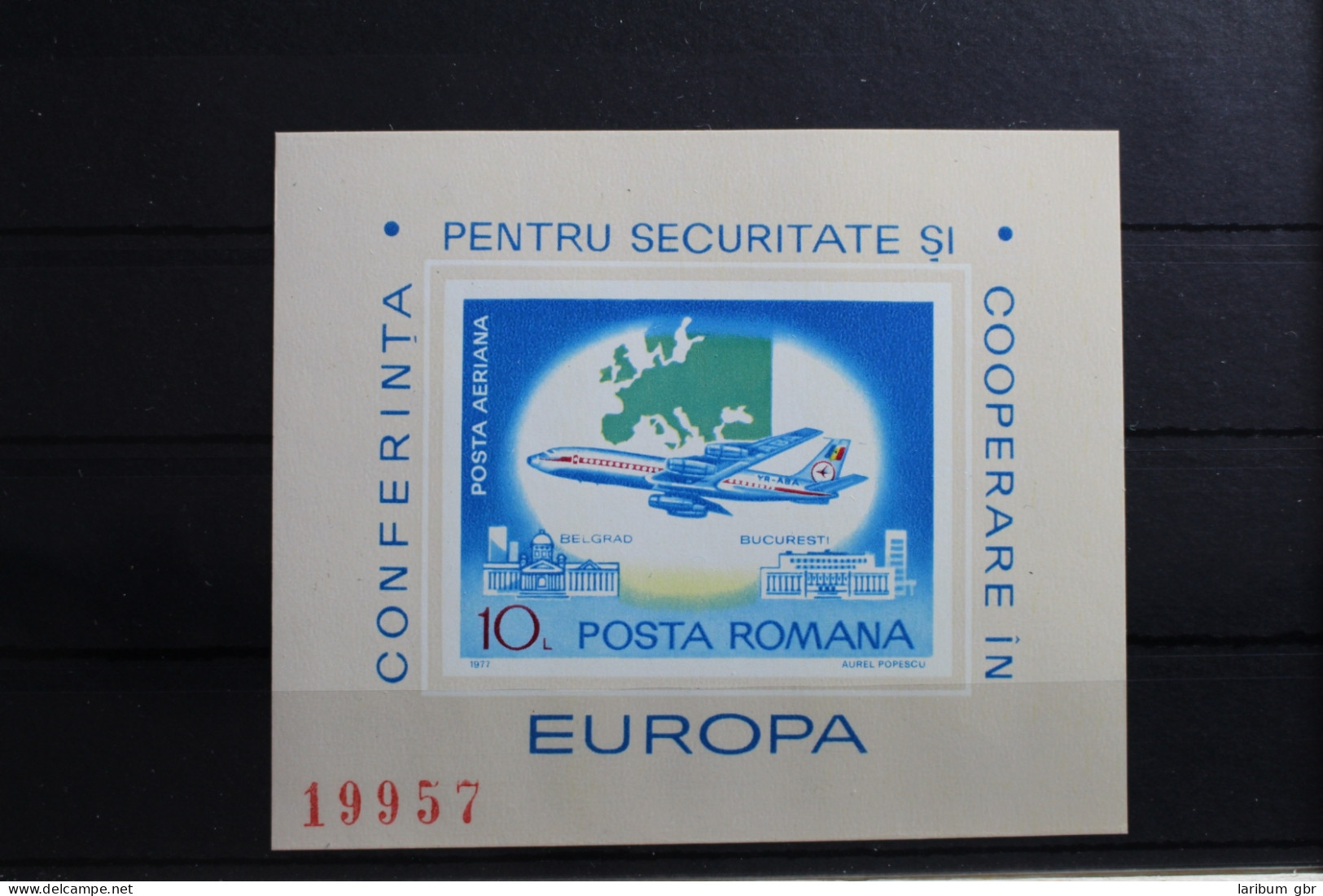 Rumänien Block 144 Mit 3438 Postfrisch Flugzeug #RX968 - Other & Unclassified