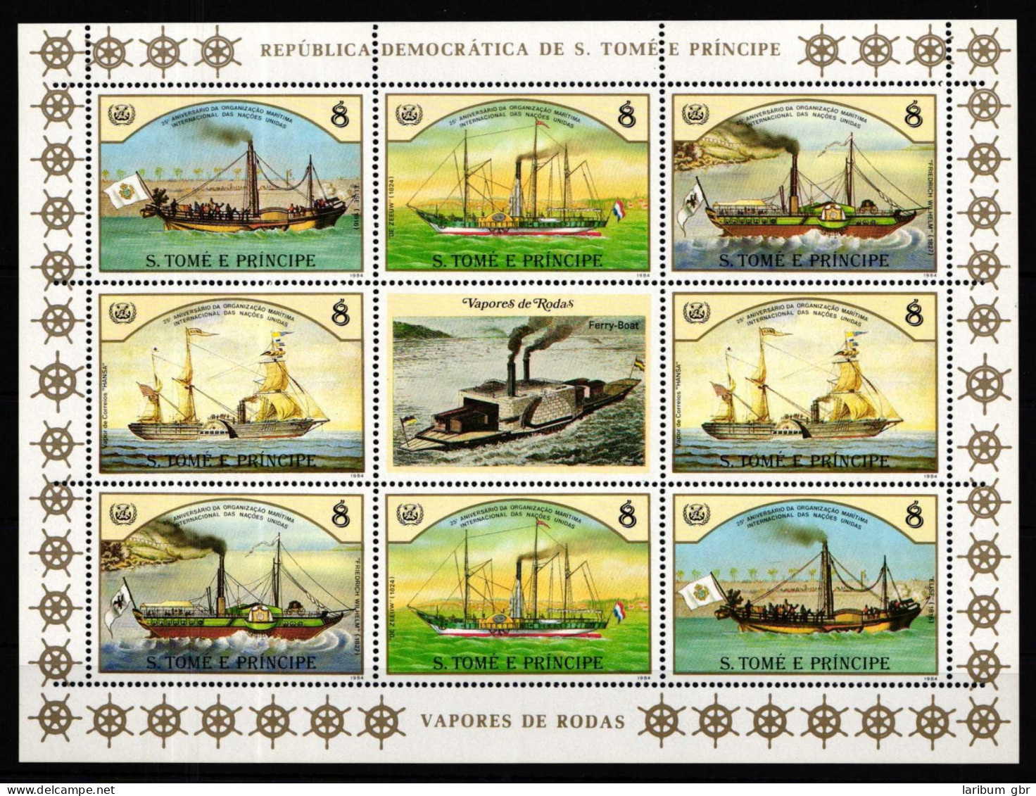 São Tomé Und Príncipe 916-919 Postfrisch Kleinbogen #HV799 - São Tomé Und Príncipe
