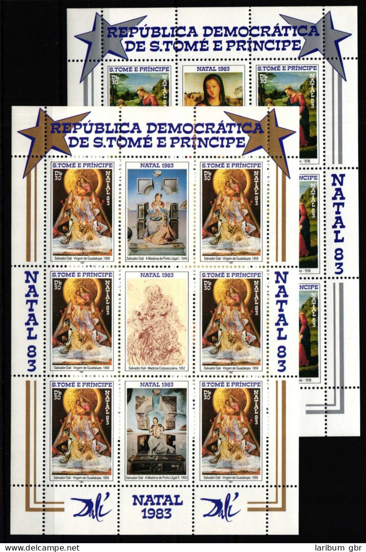 São Tomé Und Príncipe 850 A-851 A Postfrisch Kleinbogensatz #HV796 - São Tomé Und Príncipe