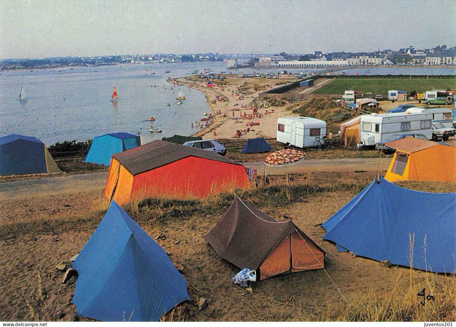 CPSM ETEL - Camping Municipal Au Bord De La Rivière  L2780 - Etel