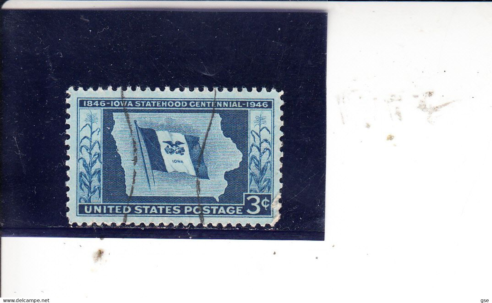 STATI UNITI  1946 - Yvert  494° - Iowa - Used Stamps