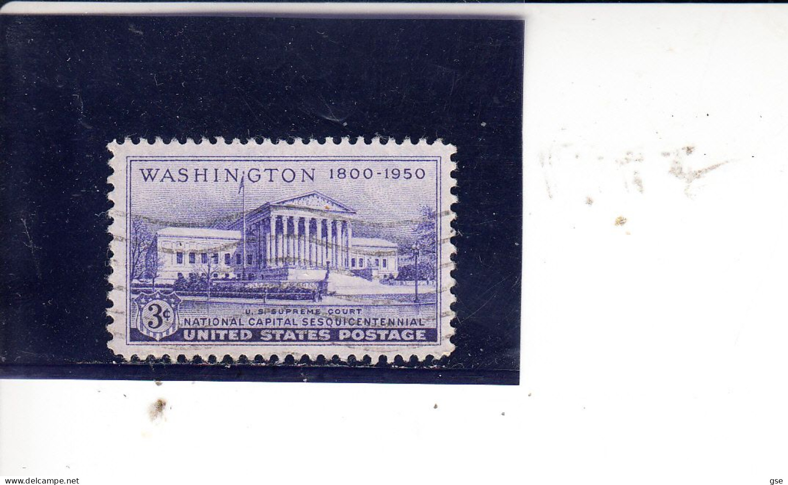 STATI UNITI  1950 - Yvert   543° - Washington - Oblitérés