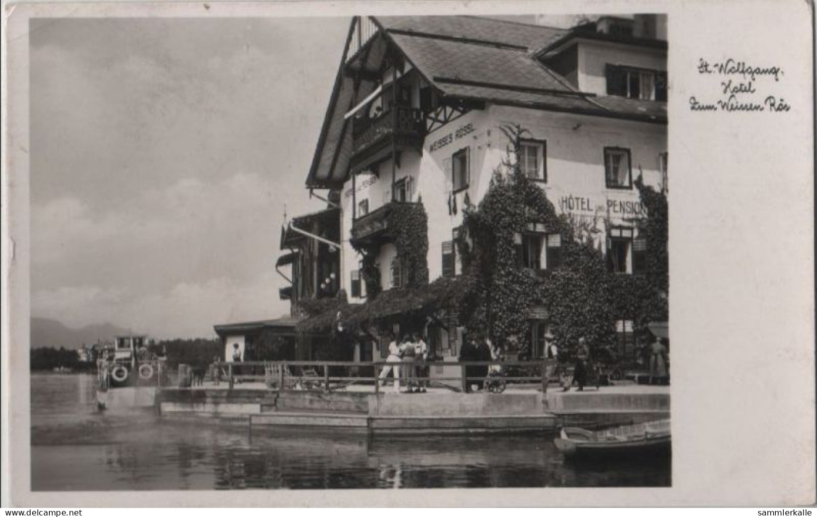 87436 - Österreich - St. Wolfgang - Hotel Zum Weissen Rös - Ca. 1960 - St. Wolfgang