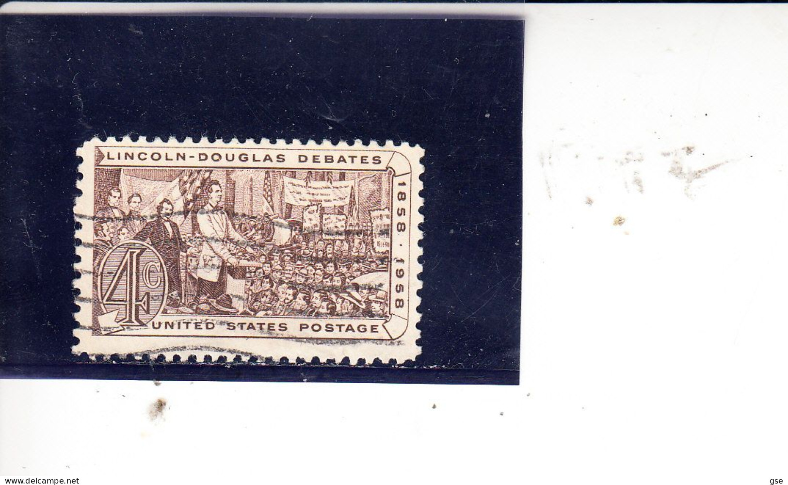 STATI UNITI  1958 - Yvert   649° - Lincoln-Douglas - Used Stamps