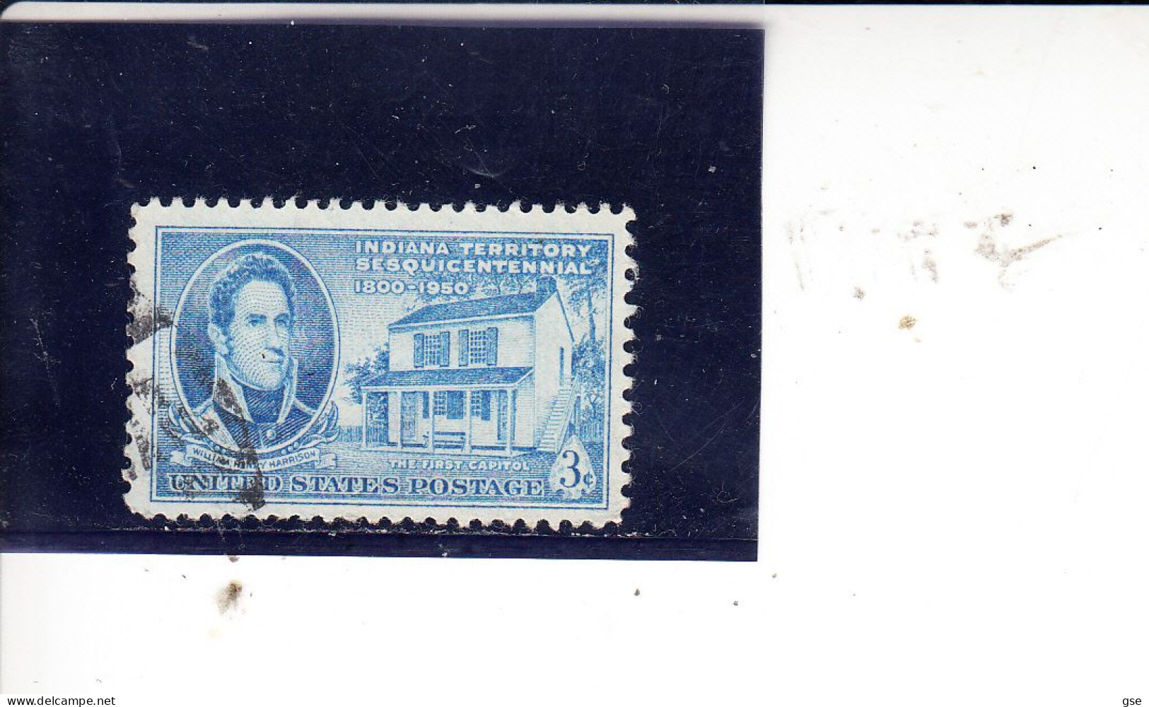 STATI UNITI  1950 - Yvert   547° -Indiana - Used Stamps