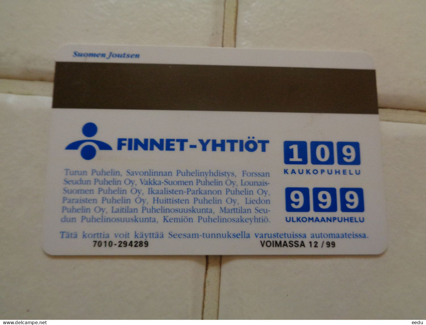 Finland Phonecard Turku D308c - Finland