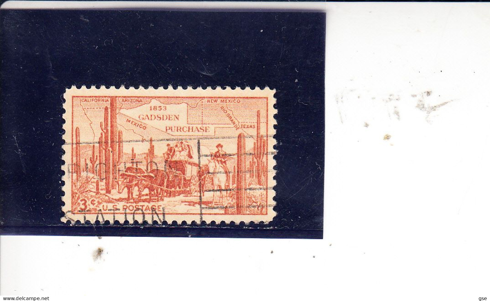 STATI UNITI  1953 - Yvert   579° - Gadsten - Used Stamps
