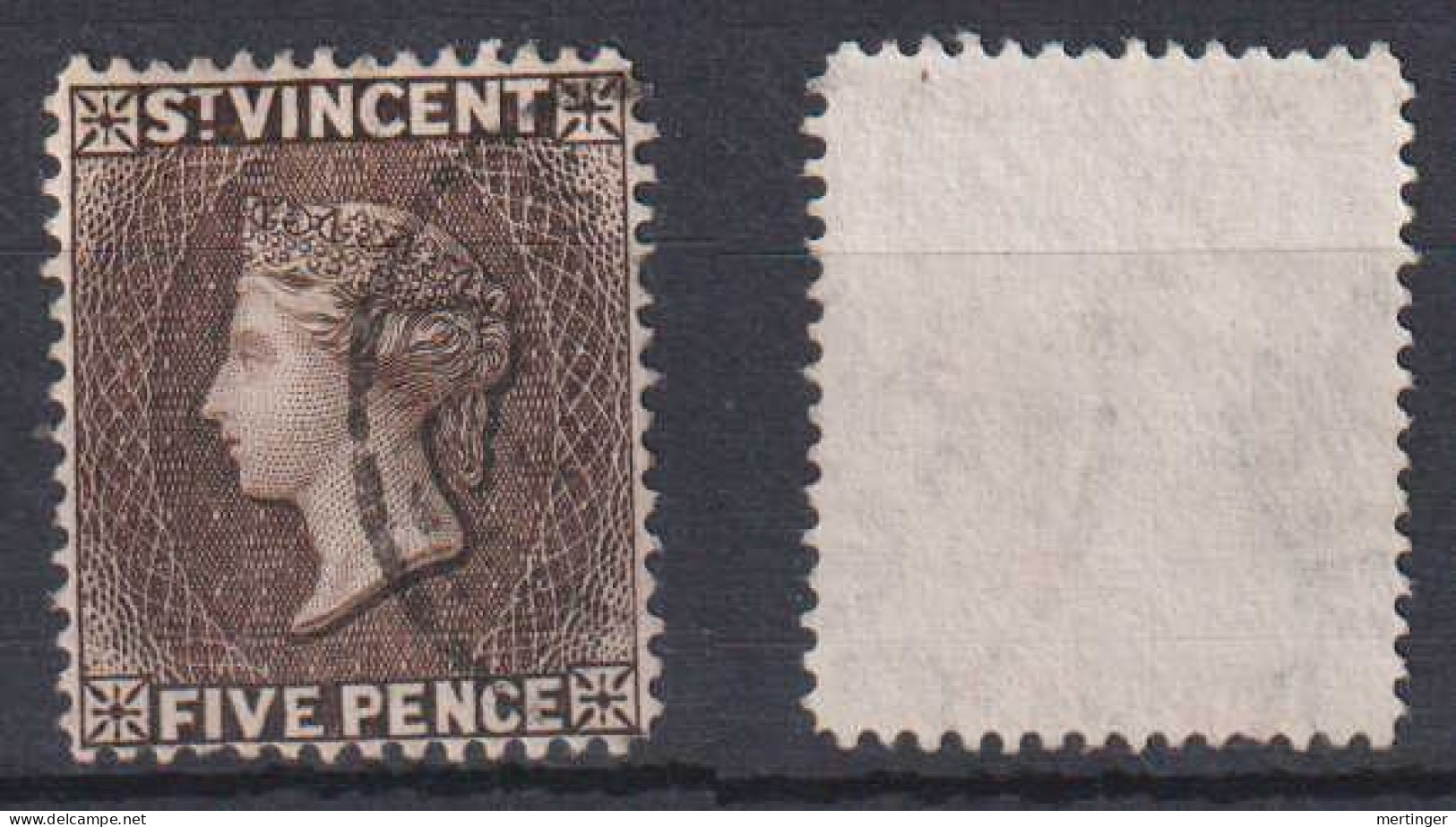 St Vincent Mi# 42 Used 5P Victoria - St.Vincent (...-1979)